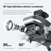 4DRC GPS Drone with 8K Camera  Dron 4k Professional Obstacle Avoidance WiFi FPV Drones Brushless RC Helicopter Gifts Toys M2 Pro
