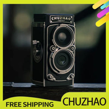 Ccd Retro Dual Reflex Camera Photoes Video Small Mini Camera Recording Manual Joystick Amateur Custom Accessory Photography Gift