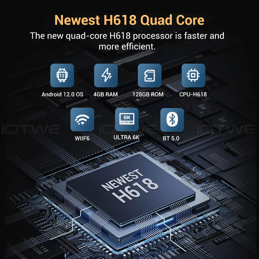 Android 13.0 H618 T95Pro Smart TV Box 4+ 128 GB Quad Core 6K HD Media Player WIFI 6 Set Top Box Bluetooth 5.0